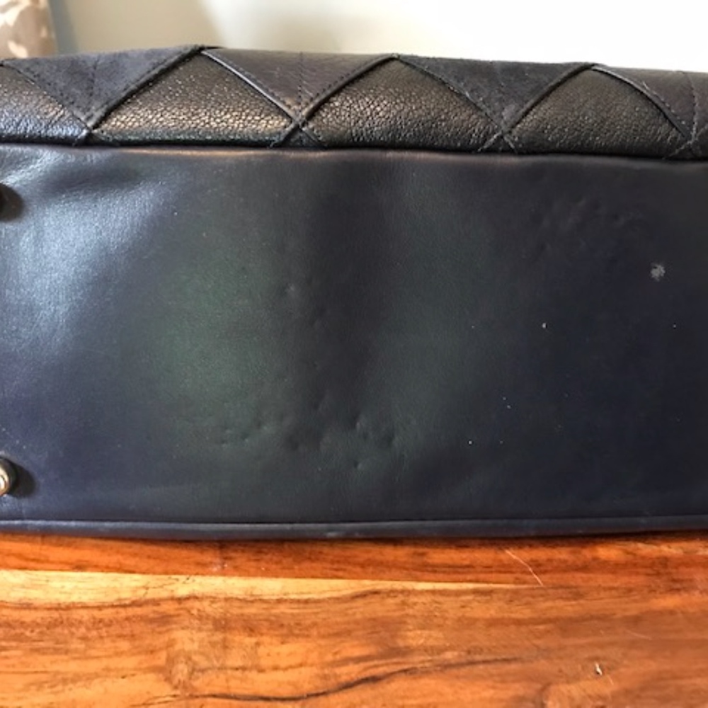 Blue Patchwork Purse - image 3